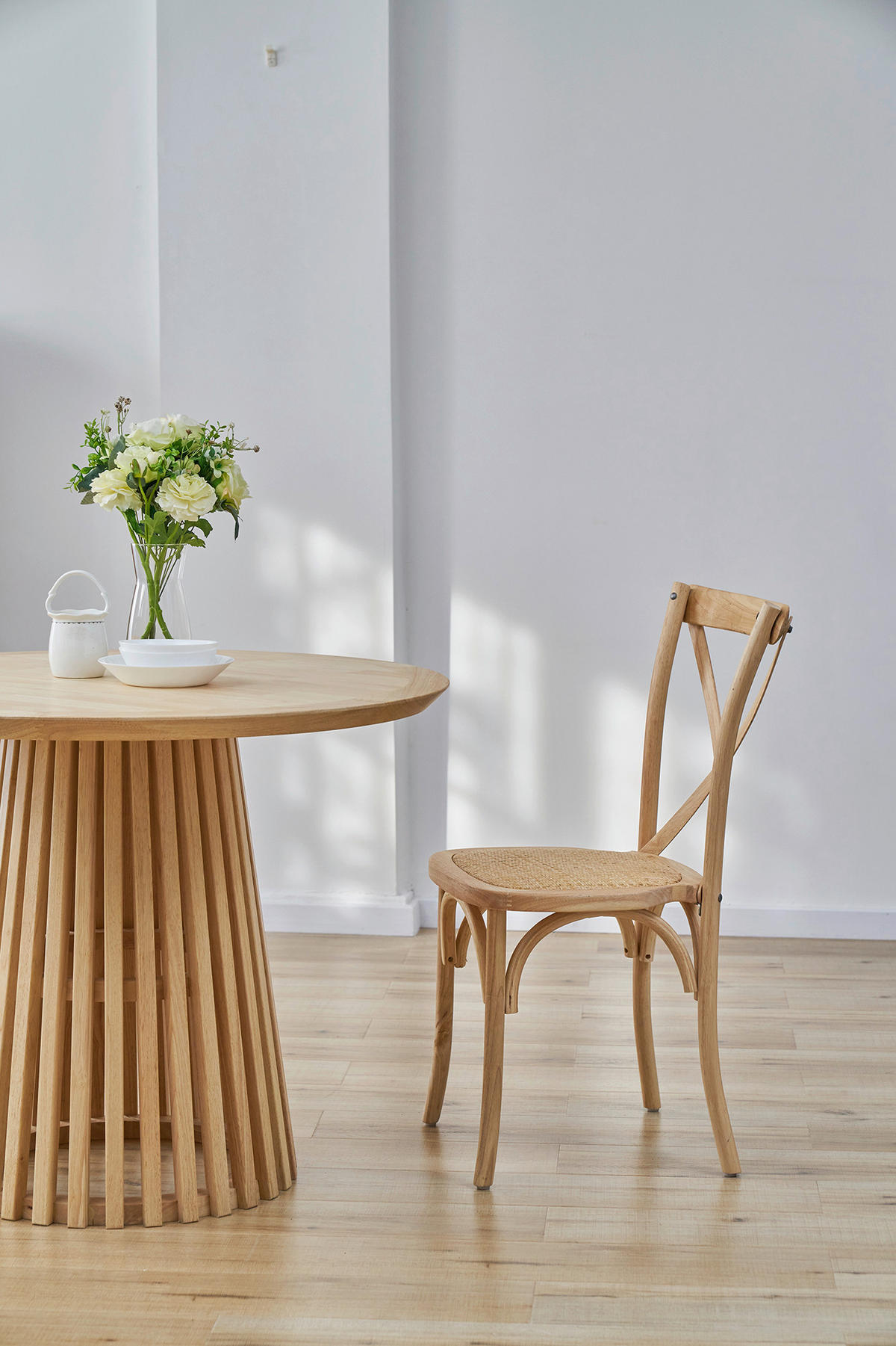 ARMLEHNSTUHL-SET 2 Stück  in  - Naturfarben, MODERN, Holz (48/89/52cm) - MID.YOU