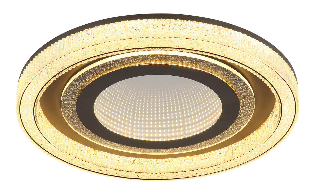 LED-DECKENLEUCHTE  48/7 cm    - Klar/Weiss, Basics, Kunststoff/Metall (48/7cm) - Globo