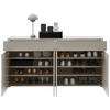 GARDEROBE 3-teilig  in 225/199/40 cm  - Kaschmir, Design, Holzwerkstoff (225/199/40cm) - Voleo