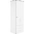 SCHRANK in Weiß - Alufarben/Weiß, KONVENTIONELL, Holzwerkstoff/Metall (80/242/64cm) - Visionight SCHRANK in Weiß - Alufarben/Weiß, KONVENTIONELL, Holzwerkstoff/Metall (80/242/64cm) - Visionight