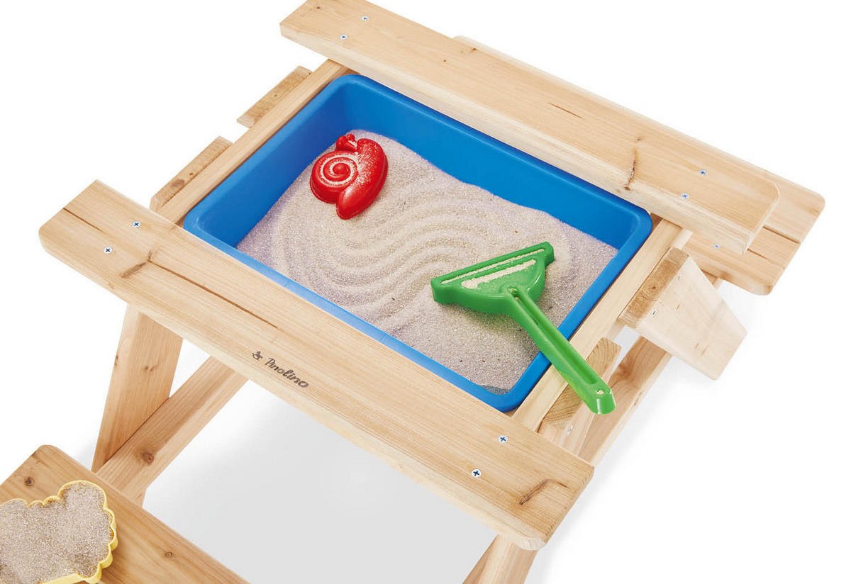KINDERSITZGRUPPE Nicki für 4  - Naturfarben, Basics, Holz (51/51/79cm) - Pinolino