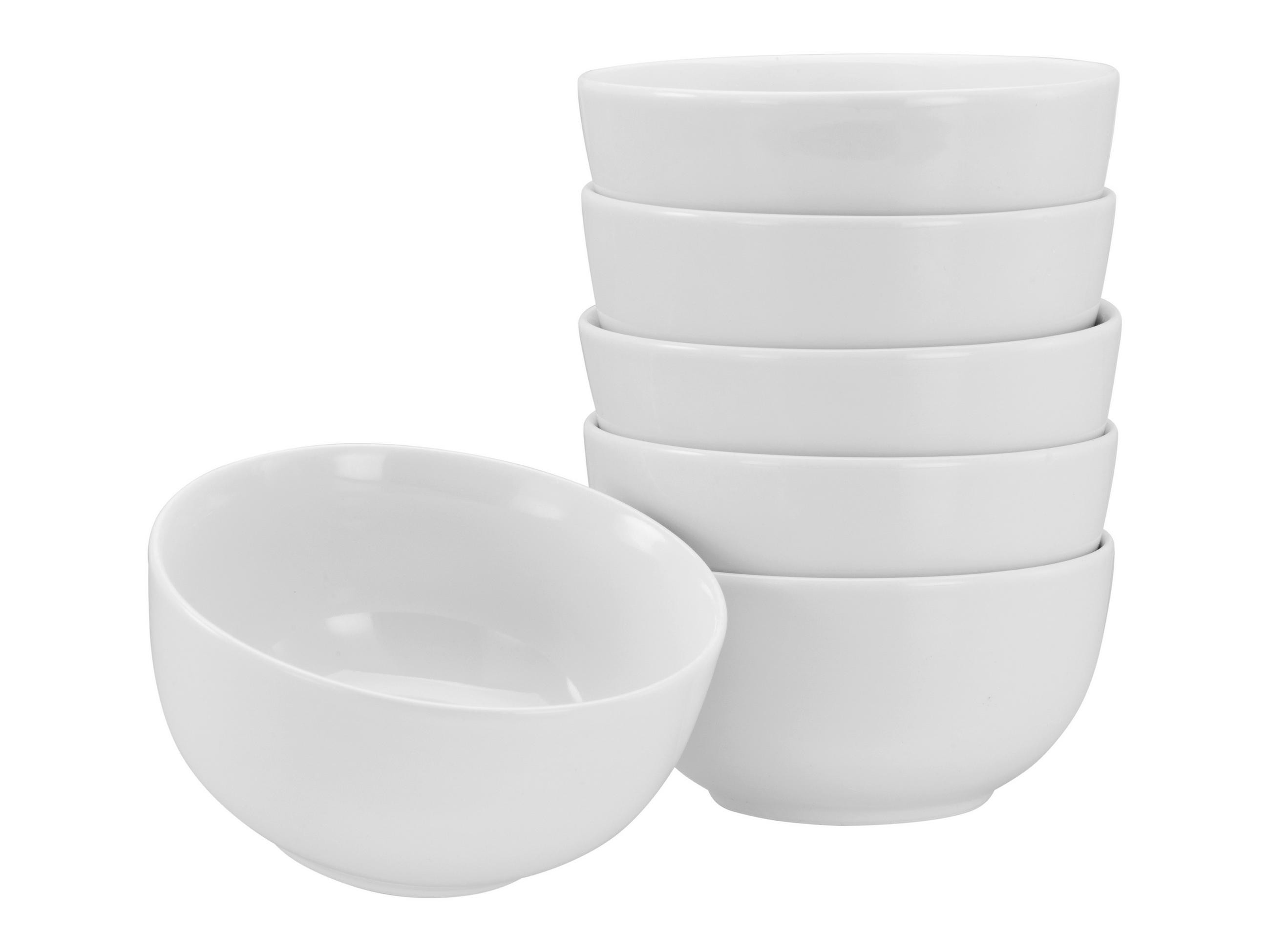 SKÅLSET 6 delar Luna   - vit, Basics, keramik - Creatable