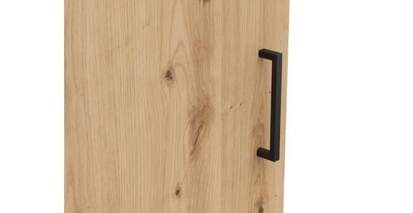 KOMMODE 45/115/40 cm in Eiche Artisan - Anthrazit/Schwarz, MODERN, Holzwerkstoff/Kunststoff (45/115/40cm) - Carryhome