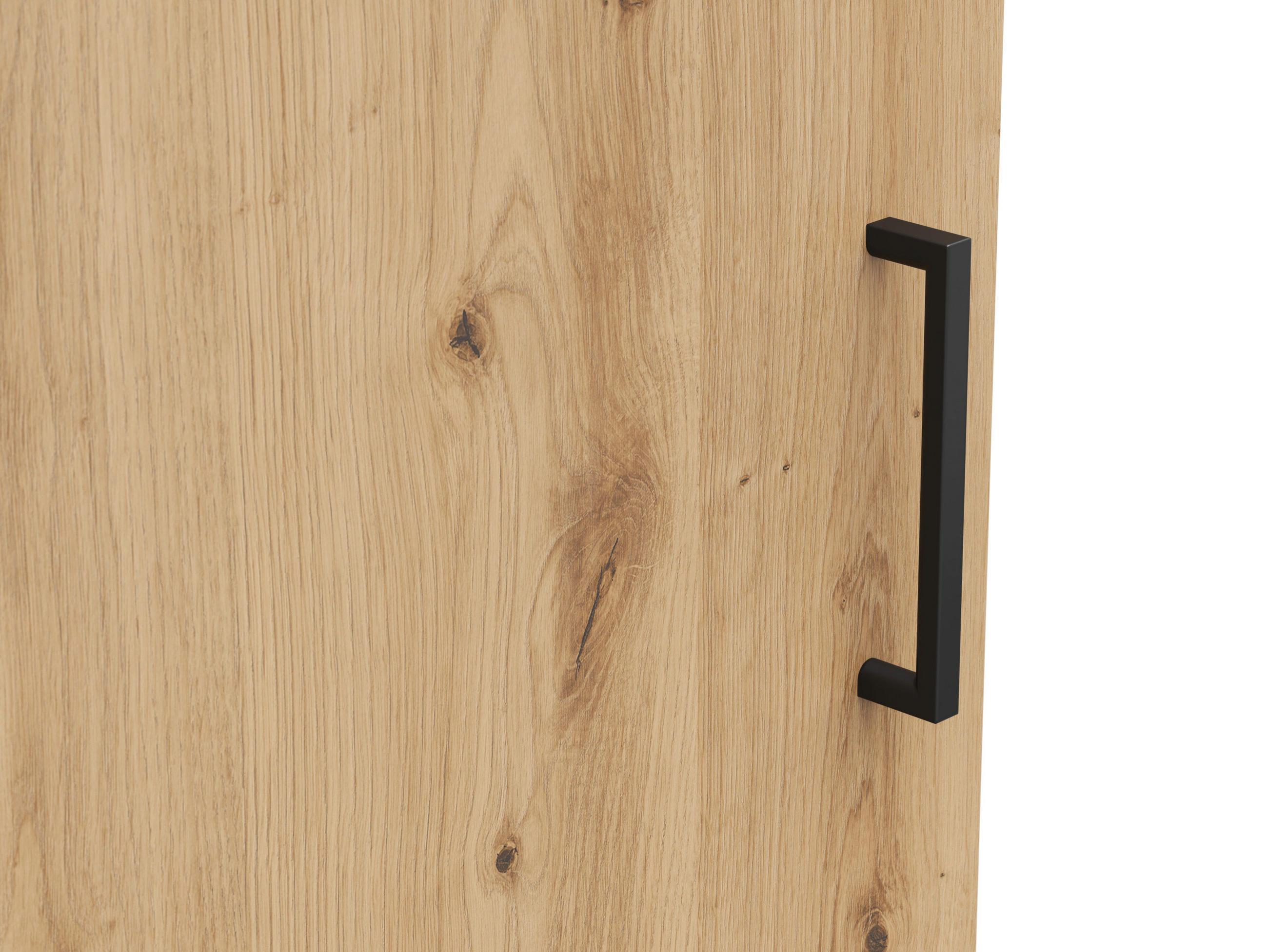 Thumbnail - Carryhome Kommode, Eiche Artisan, Kunststoff, 3 Fächer, 45x115x40 cm, FSC Mix, Typenauswahl, Beimöbel erhältlich, stehen...