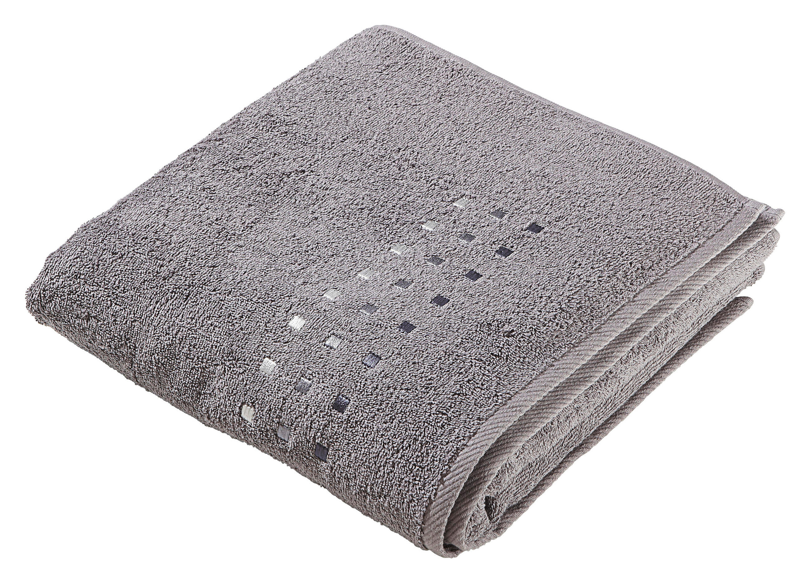 DUSCHTUCH Quattro 70/140 cm - Silberfarben, Basics, Textil (70/140cm) - Esposa
