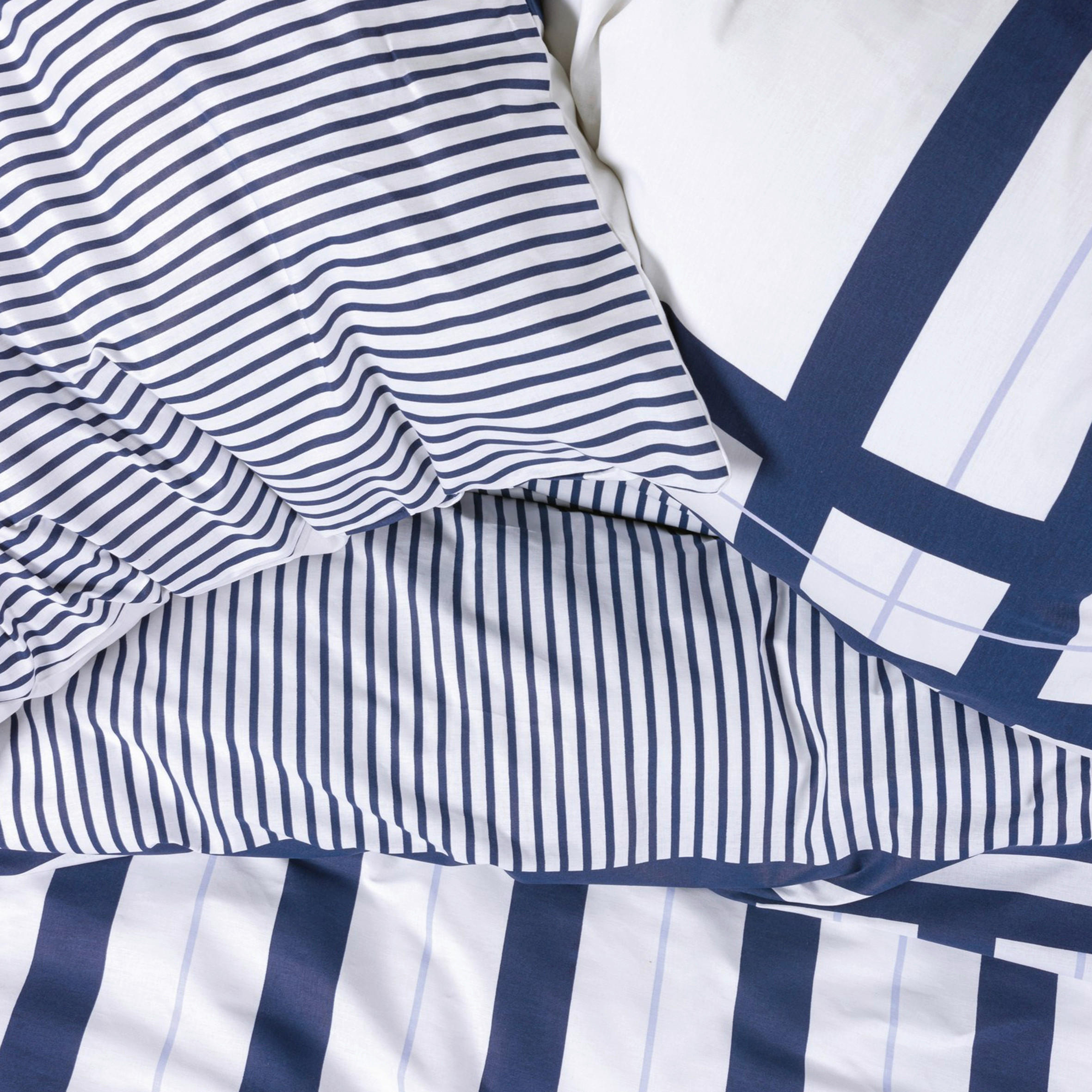BETTWÄSCHE Renforcé 155/220 cm  - Dunkelblau, Basics, Textil (155/220cm)