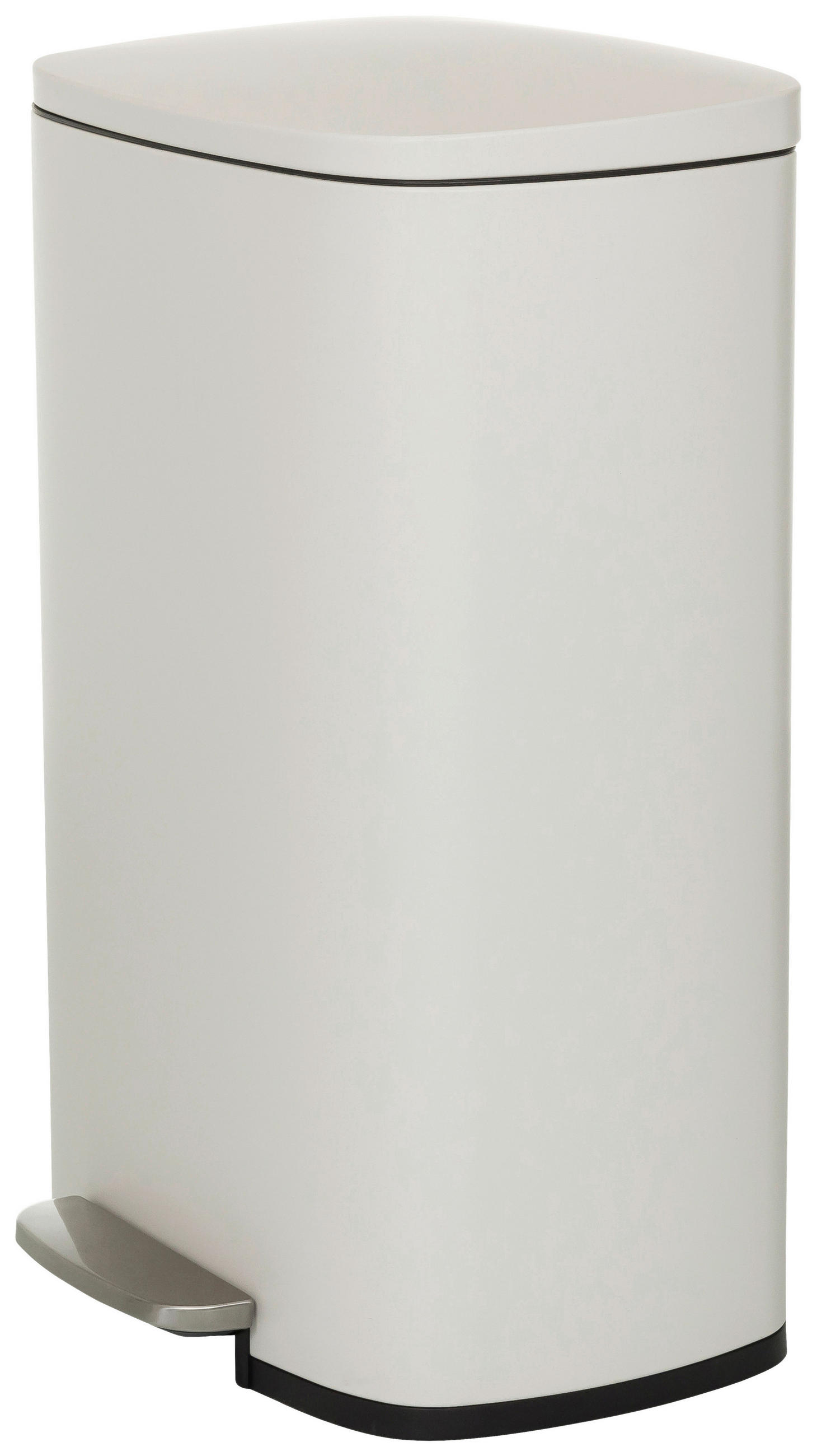 KOŠ NA ODPADKY  50 l - černá/béžová, Moderní, kov/plast (30/64/42,5cm) - MID.YOU