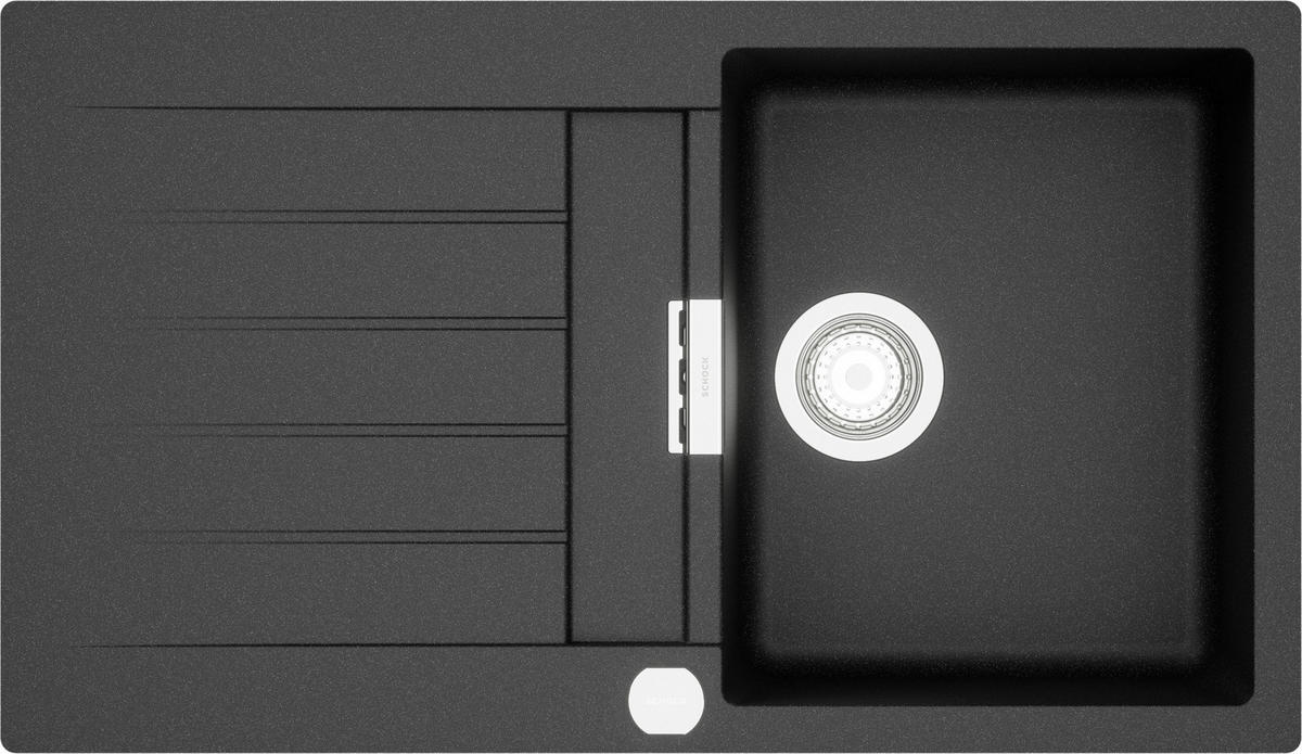 SPÜLE SIGD100FBMAG  - Graphitfarben, Basics, Stein (86/30,4/50cm) - Schock