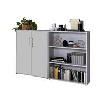 AKTENSCHRANK 168,8/113,6/33 cm  - Hellgrau, MODERN, Holzwerkstoff (168,8/113,6/33cm) - MID.YOU