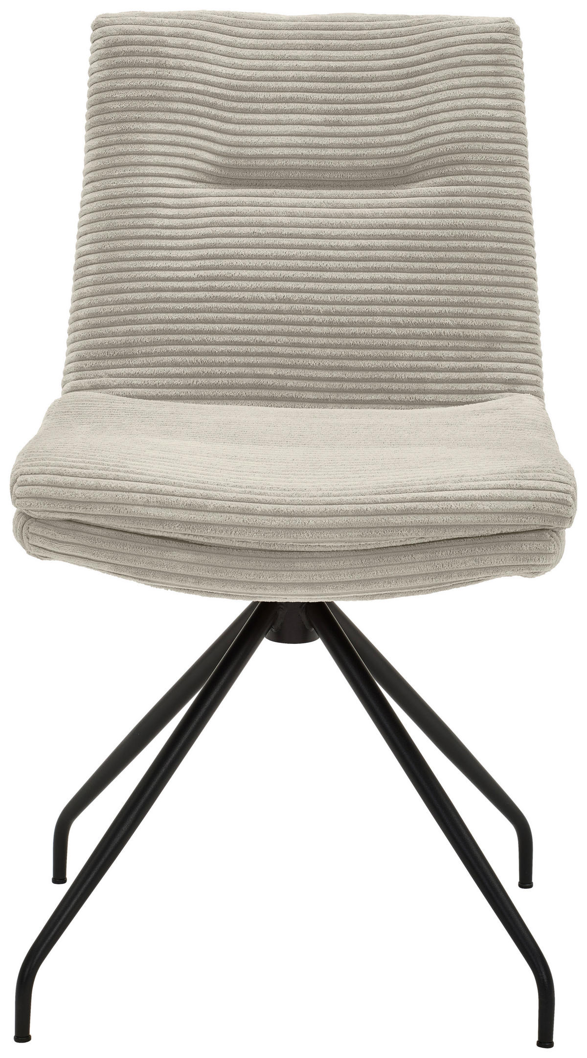 STUHL - Schwarz/Naturfarben, Design, Textil/Metall (50/85/64cm) - Musterring