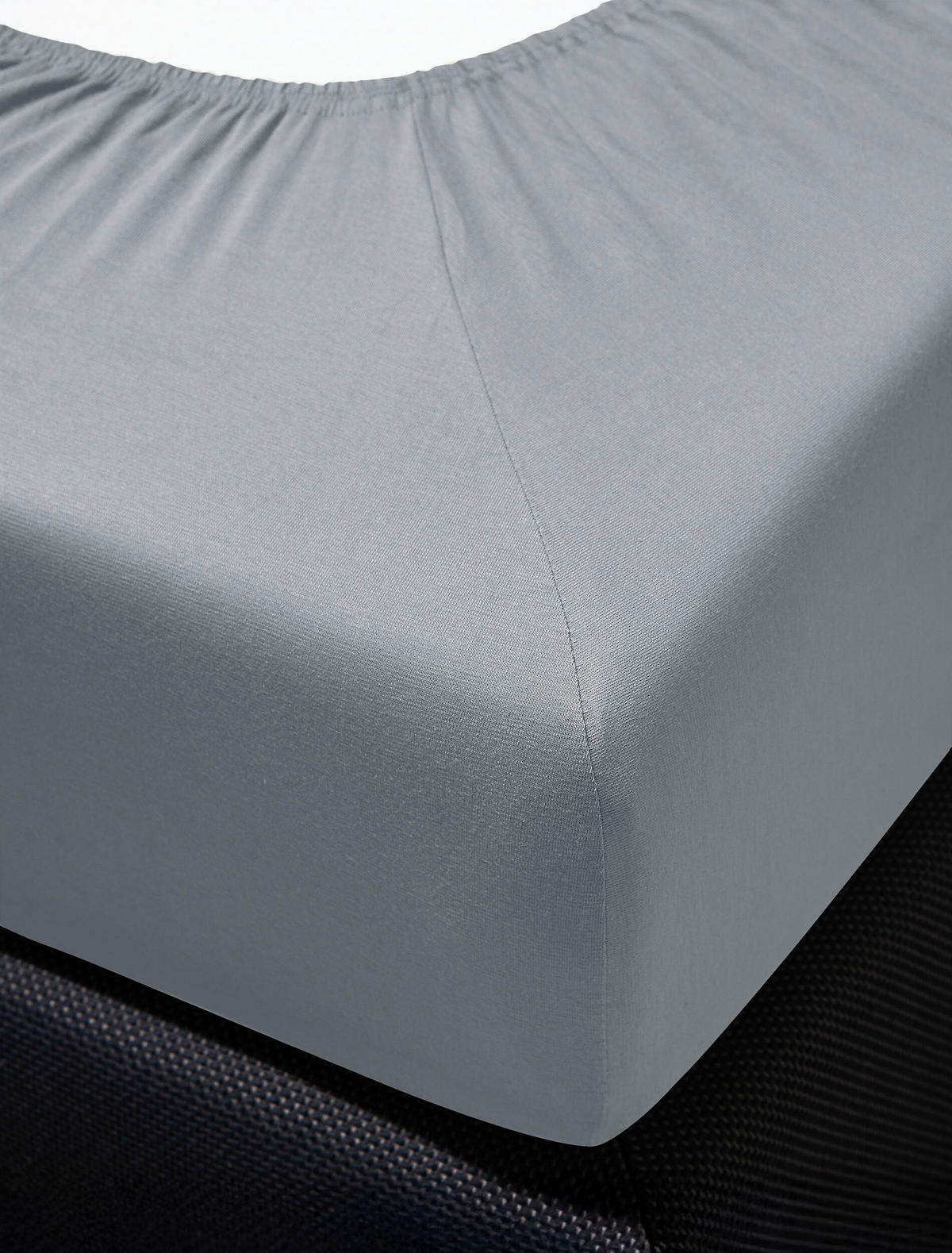 SPANNBETTTUCH Jersey  - Silberfarben, KONVENTIONELL, Textil (90-100/200cm) - Irisette