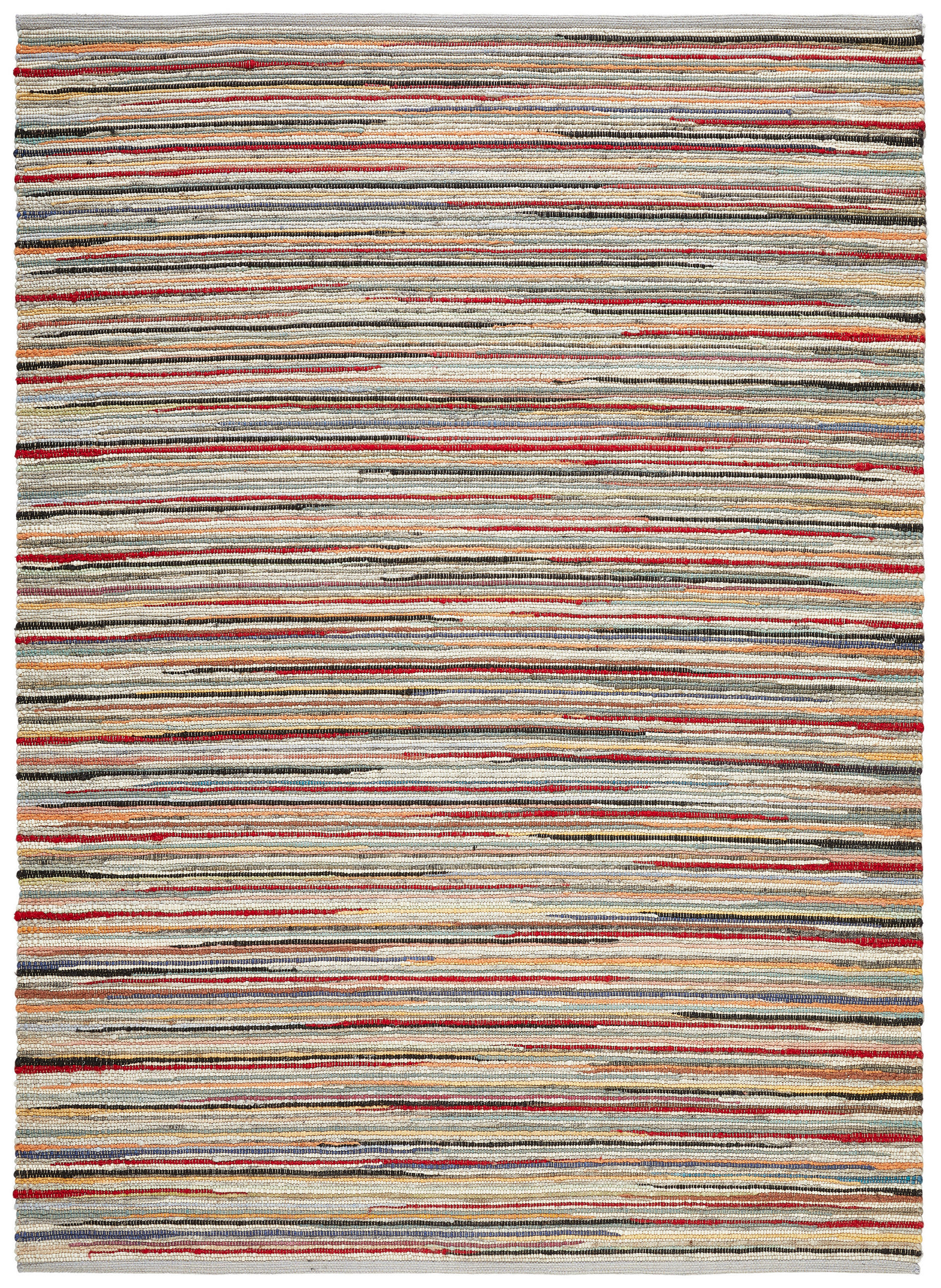 HANDWEBTEPPICH 130/190 cm Multicolor  - Multicolor, Basics, Textil (130/190cm) - Linea Natura