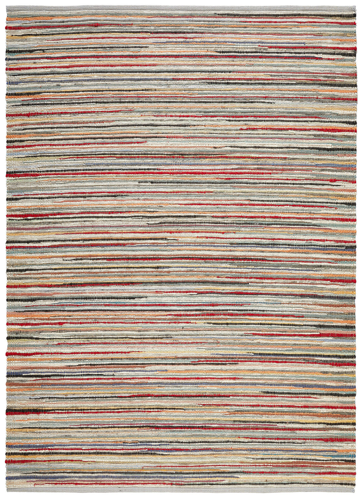 HANDWEBTEPPICH 130/190 cm Multicolor  - Multicolor, Basics, Textil (130/190cm) - Linea Natura