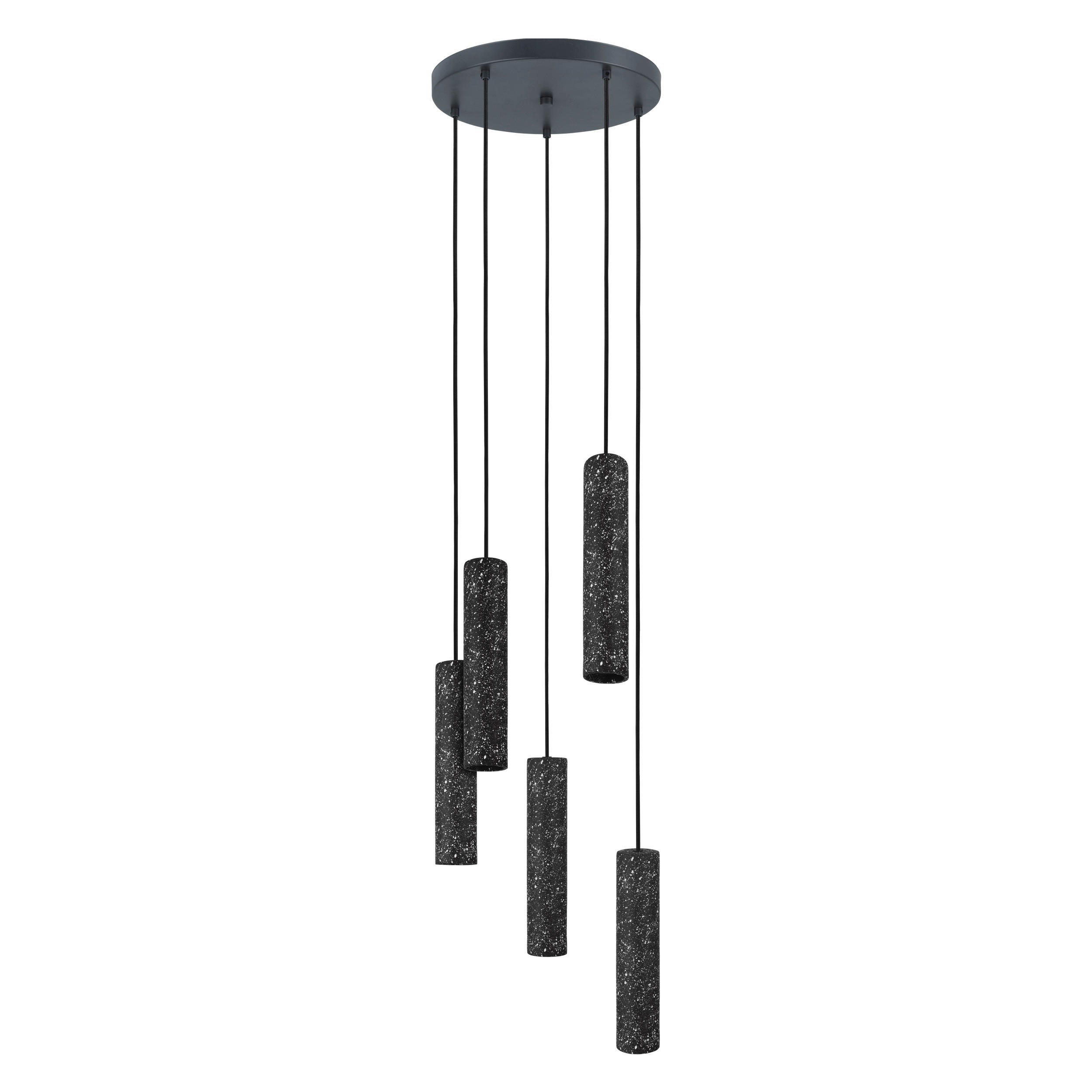 LED-HÄNGLAMPA Mentalona 150 cm  - vit/svart, Lifestyle, metall (150cm)