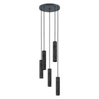 LED-HÄNGLAMPA Mentalona 150 cm  - vit/svart, Lifestyle, metall (150cm)