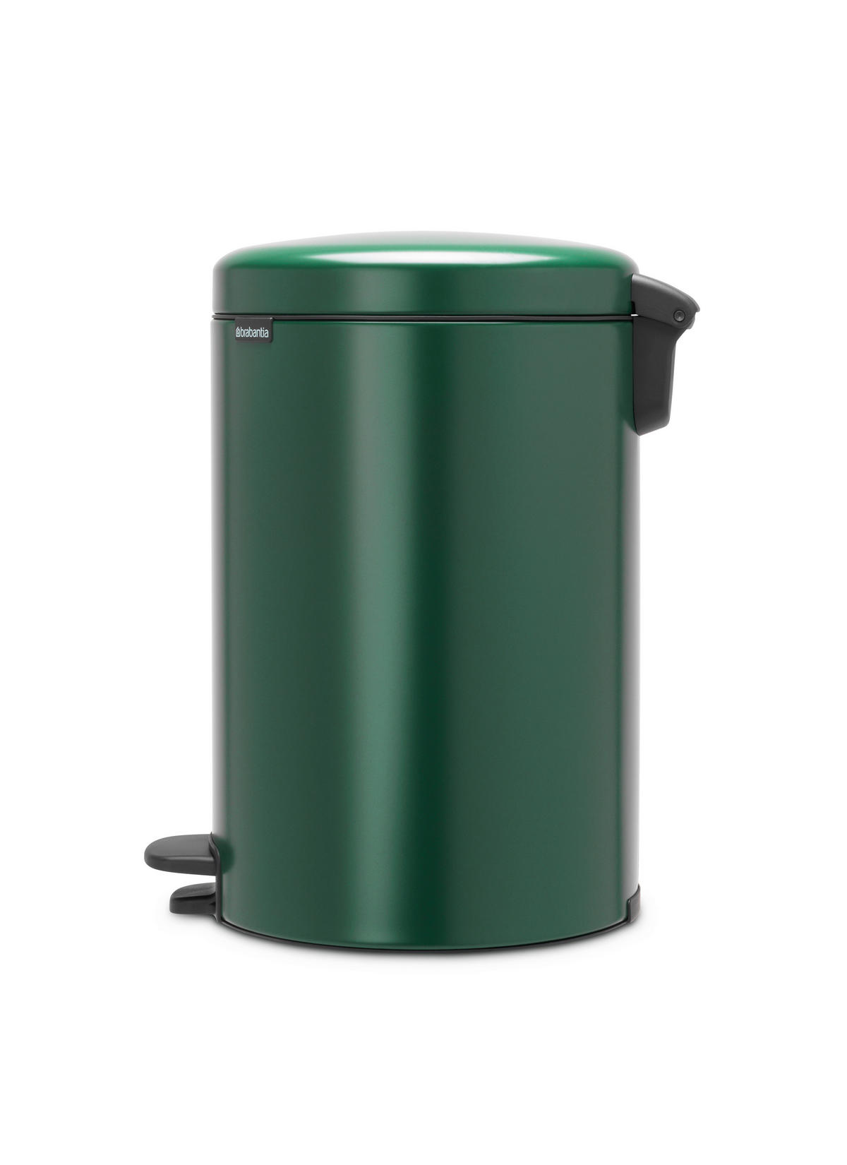 PEDÁLOS SZEMETES  - fekete/zöld, Basics, műanyag/fém (20l) - Brabantia