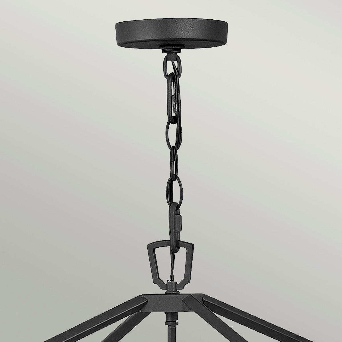 AUSSENHÄNGELEUCHTE - Schwarz, Konventionell, Glas/Metall (43.2/66.9cm) - Elstead Lighting