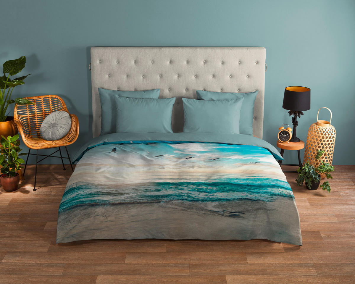 WENDEBETTWÄSCHE Good Morning Renforcé 140/200 cm  - Multicolor, Design, Textil (140/200cm)