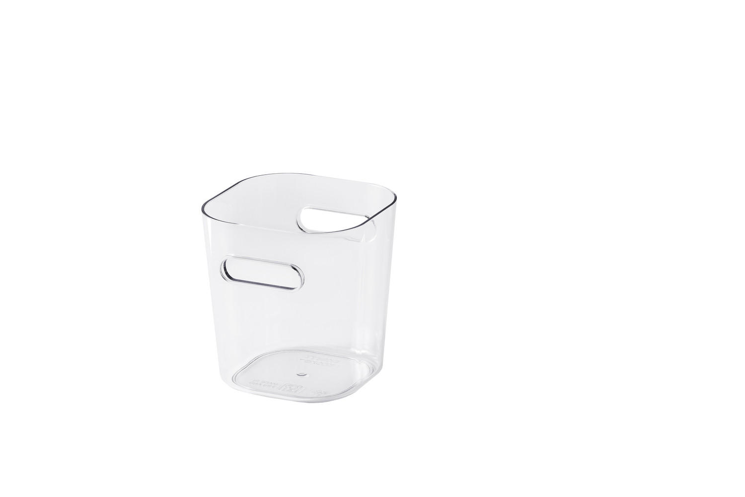 FÖRVARINGSLÅDA 9,8/9,4/10,2 cm   - transparent, Basics, plast (9,8/9,4/10,2cm) - Smart Store