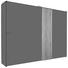SCHWEBETÜRENSCHRANK 2-türig Eichefarben, Schwarz - Eichefarben/Schwarz, Design, Glas/Holzwerkstoff (239/223/68cm) - Novel SCHWEBETÜRENSCHRANK 2-türig Eichefarben, Schwarz - Eichefarben/Schwarz, Design, Glas/Holzwerkstoff (239/223/68cm) - Novel