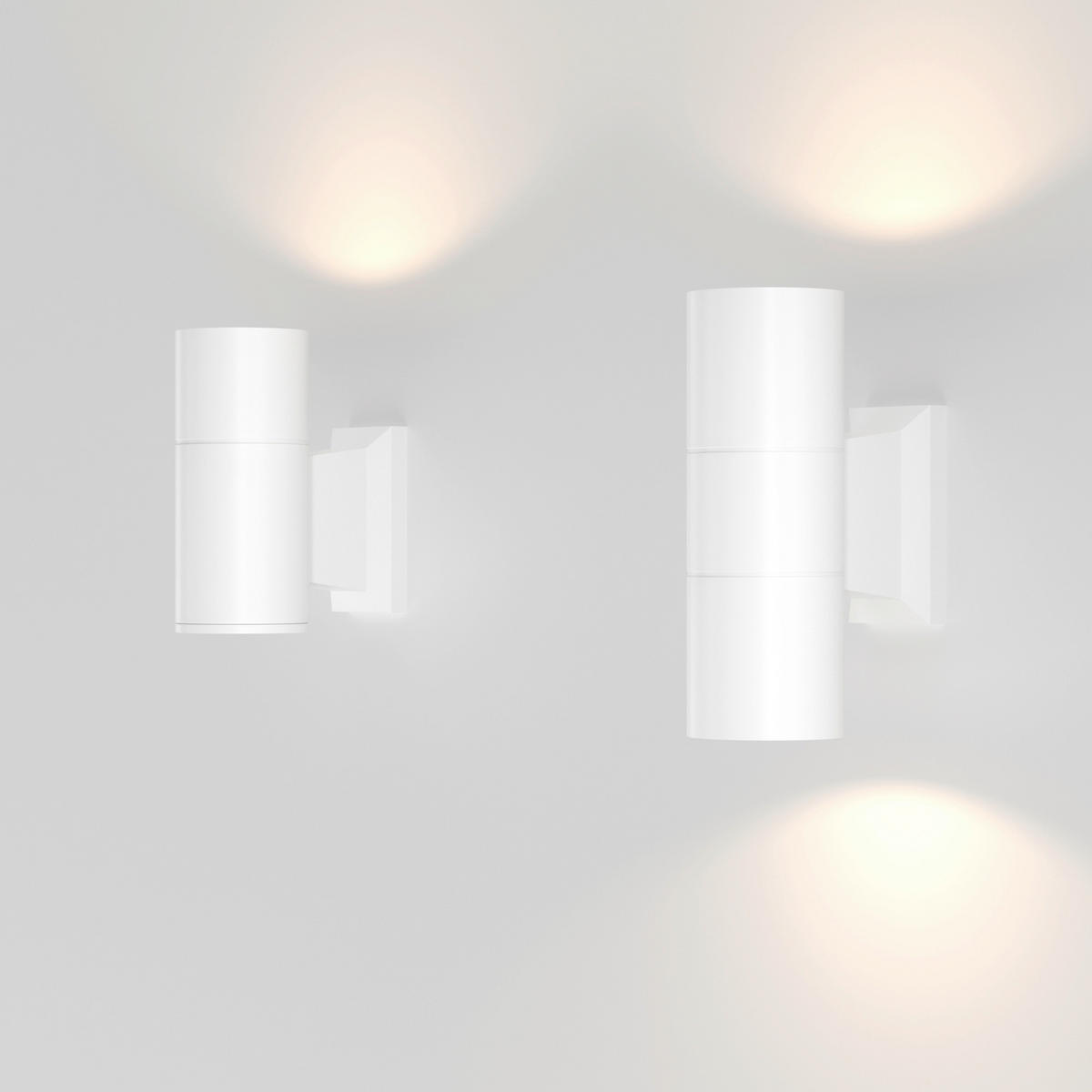 WANDLEUCHTE Bowery 6.4/14.4 cm  - Weiß, Design, Metall (6.4/14.4cm) - MAYTONI