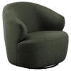 FOTEL - fekete/zöld, Design, textil/fém (80/76,5/80cm) - MID.YOU
