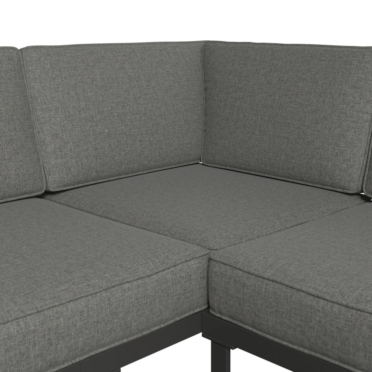 DINING-LOUNGESET   - Grau/Akaziefarben, Modern, Holz/Textil (260/205cm) - Ambia Garden