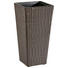 PFLANZENTOPF - Braun, KONVENTIONELL, Kunststoff/Metall (36/70/36cm) - Ambia Garden PFLANZENTOPF - Braun, KONVENTIONELL, Kunststoff/Metall (36/70/36cm) - Ambia Garden