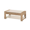 COUCHTISCH Eichefarben, Kaschmir  - Kaschmir/Eichefarben, Design, Holzwerkstoff (108/42/60cm) - MID.YOU