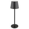 Tischleuchte 10,6/36 cm  - Opal/Schwarz, Kunststoff/Metall (10,6/36cm) - Globo