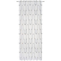 FERTIGVORHANG halbtransparent  - Schwarz/Grau, KONVENTIONELL, Textil (135/245cm) - Esposa