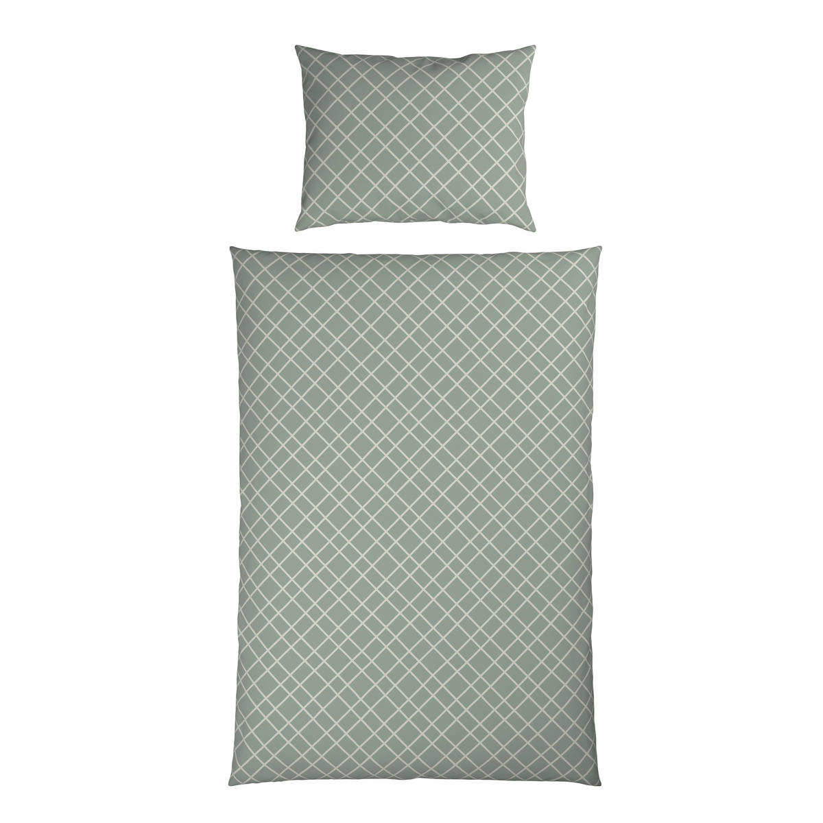 POSTEĽNÁ BIELIZEŇ, flanel, zelená, 140/200 cm - zelená, Konventionell, textil (140/200cm) - Esposa