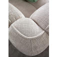 ECKSOFA in Chenille Creme  172/272 cm  - Creme/Schwarz, KONVENTIONELL, Kunststoff/Textil (172/272cm) - Carryhome