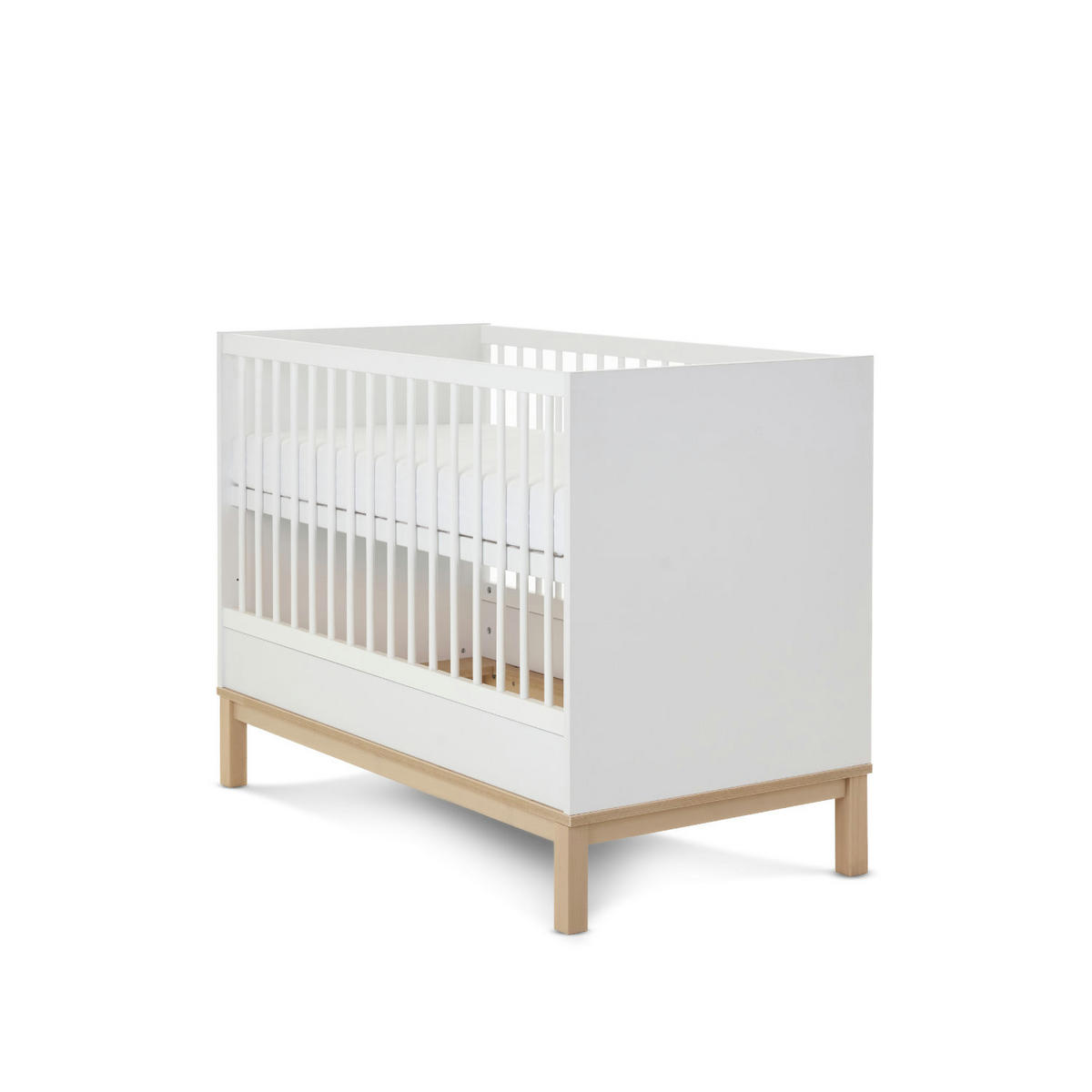 GITTERBETT Astrid 120/60 cm  - Naturfarben/Weiß, Basics, Holz/Holzwerkstoff (120/60cm) - FAKTUM