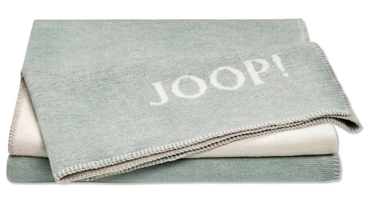 WOHNDECKE Melange Doubleface 150/200 cm  - Naturfarben/Grün, Design, Textil (150/200cm) - Joop!