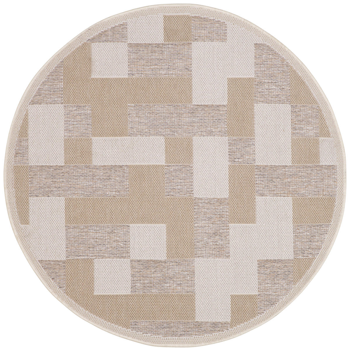 OUTDOORTEPPICH 120 cm Beige  - Beige, KONVENTIONELL, Textil (120cm) - Ambia Garden