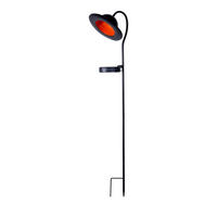 SOLARLEUCHTE  - Schwarz, Basics, Metall (17 cm/15 cm /86 cm cm) - Näve