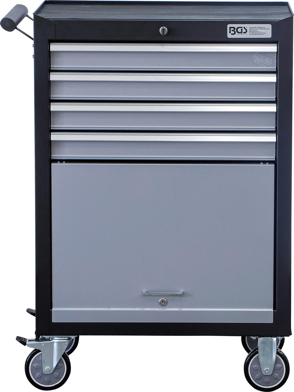 WERKSTATTWAGEN 68/101,4/45,8 cm  - Anthrazit/Grau, Basics, Metall (68/101,4/45,8cm)