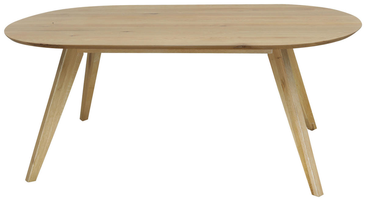 ESSTISCH 180/90/75 cm Echtholz  Holz Eichefarben  - Eichefarben, KONVENTIONELL, Holz (180/90/75cm) - VanDerken