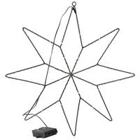 DEKOSTERN  - Schwarz, KONVENTIONELL, Metall (40cm) - X-Mas