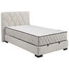 BOXBETT 120/200 cm  in Beige  - Beige/Schwarz, MODERN, Holzwerkstoff/Kunststoff (120/200cm) - MID.YOU