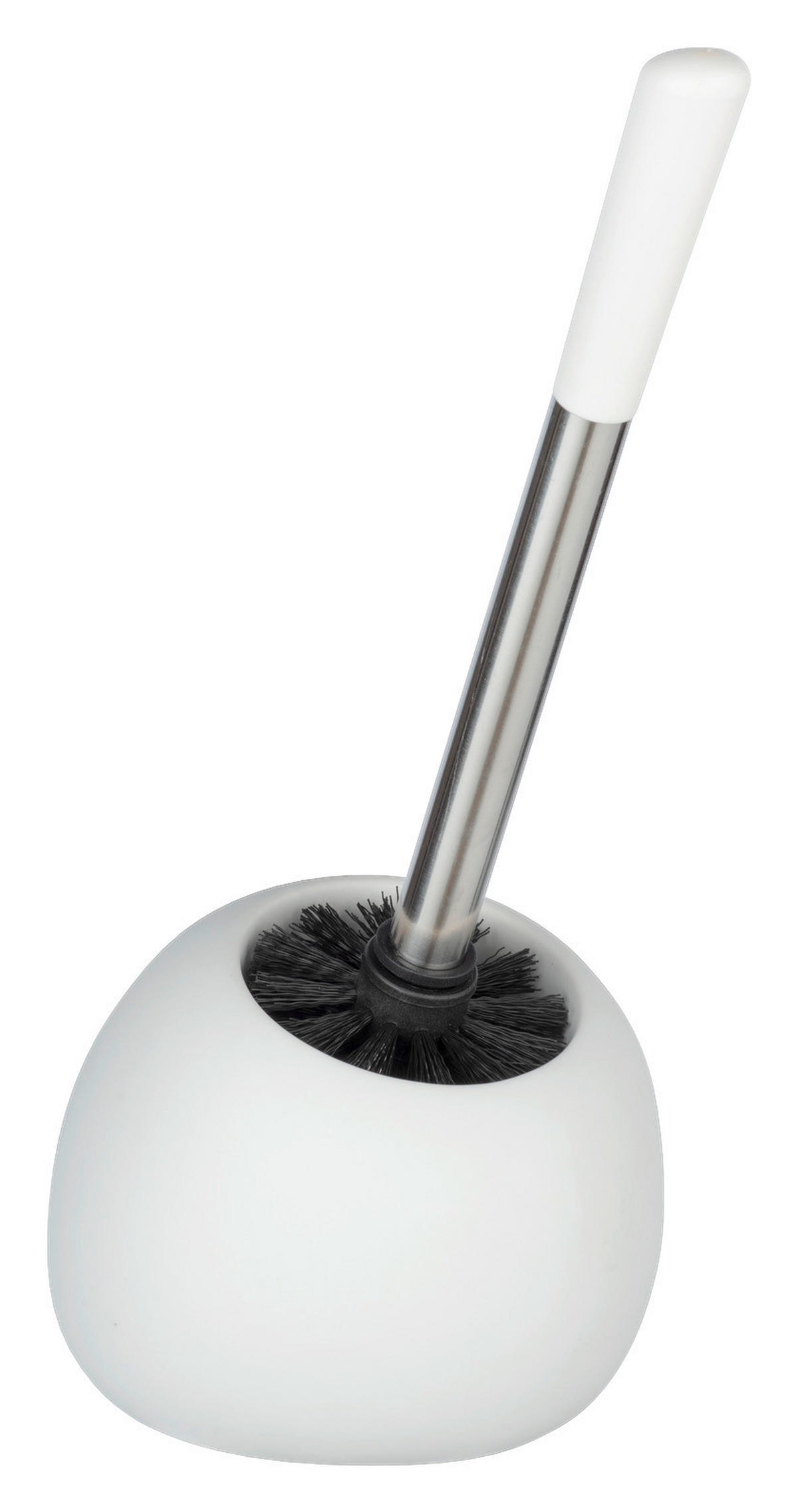 WC-BÜRSTENGARNITUR - Weiß, Basics, Keramik/Metall (15/34,5/14,5cm) - Wenko
