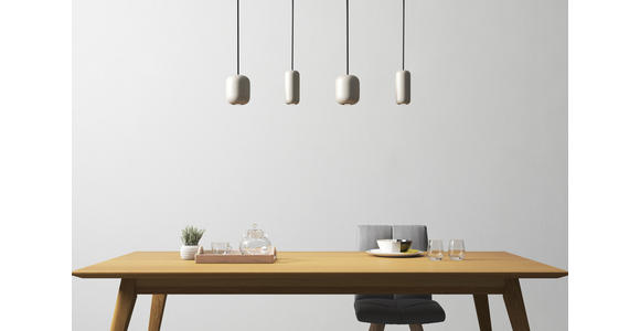 HÄNGELEUCHTE 90/12,5/150 cm - Sandfarben, Basics, Metall (90/12,5/150cm) - Dieter Knoll