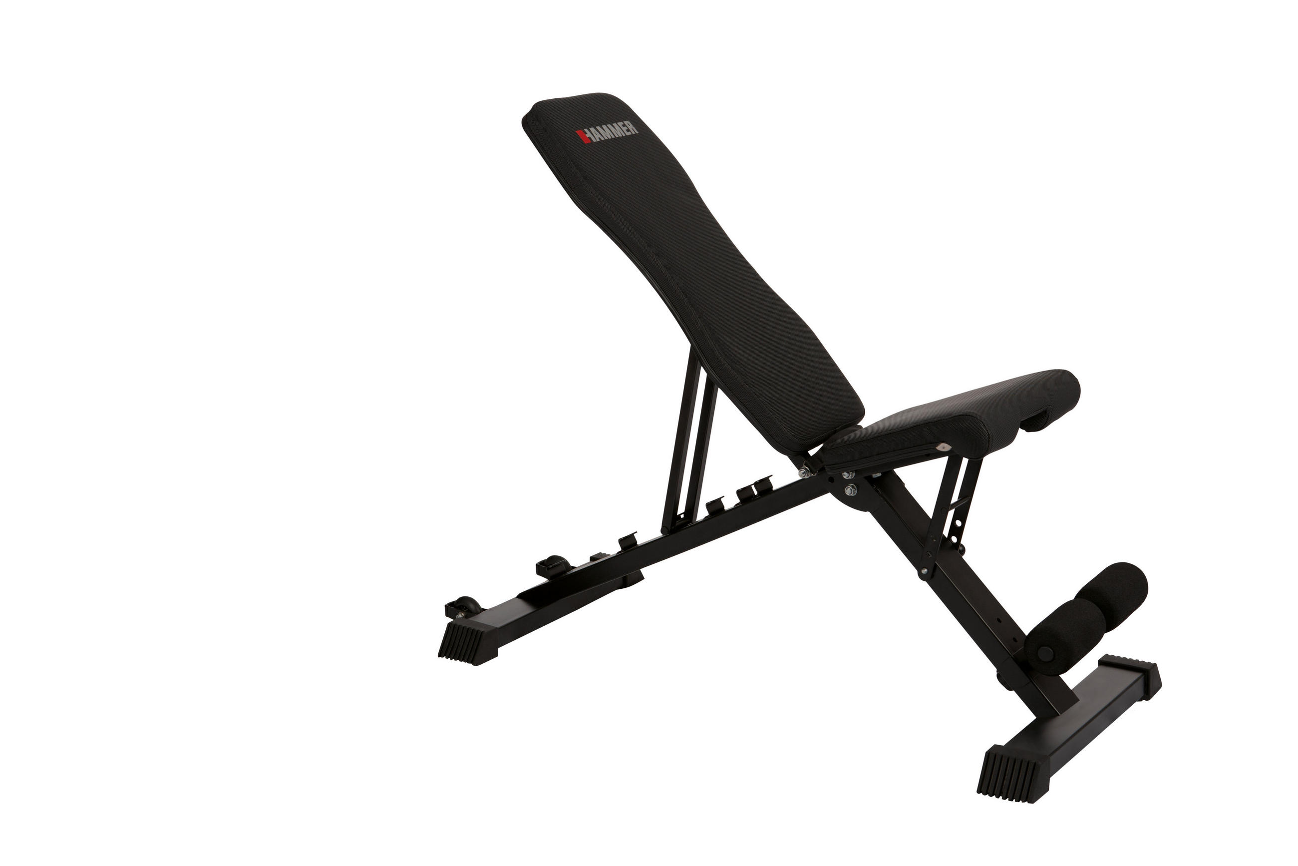 HANTELBANK  - Schwarz, KONVENTIONELL, Metall (123/52/120cm)