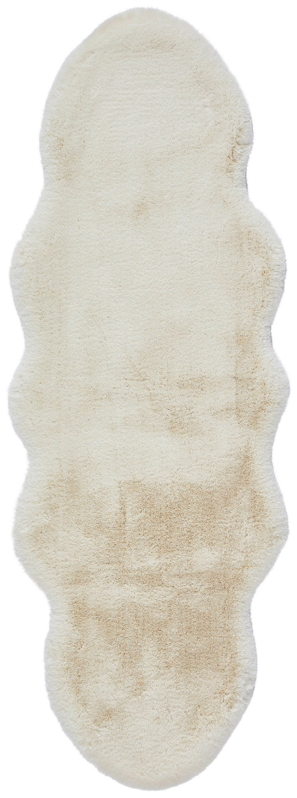 UMELÁ KOŽUŠINA, 55/160 cm, biela - biela, Trend, textil/kožušina (55/160cm) - Novel