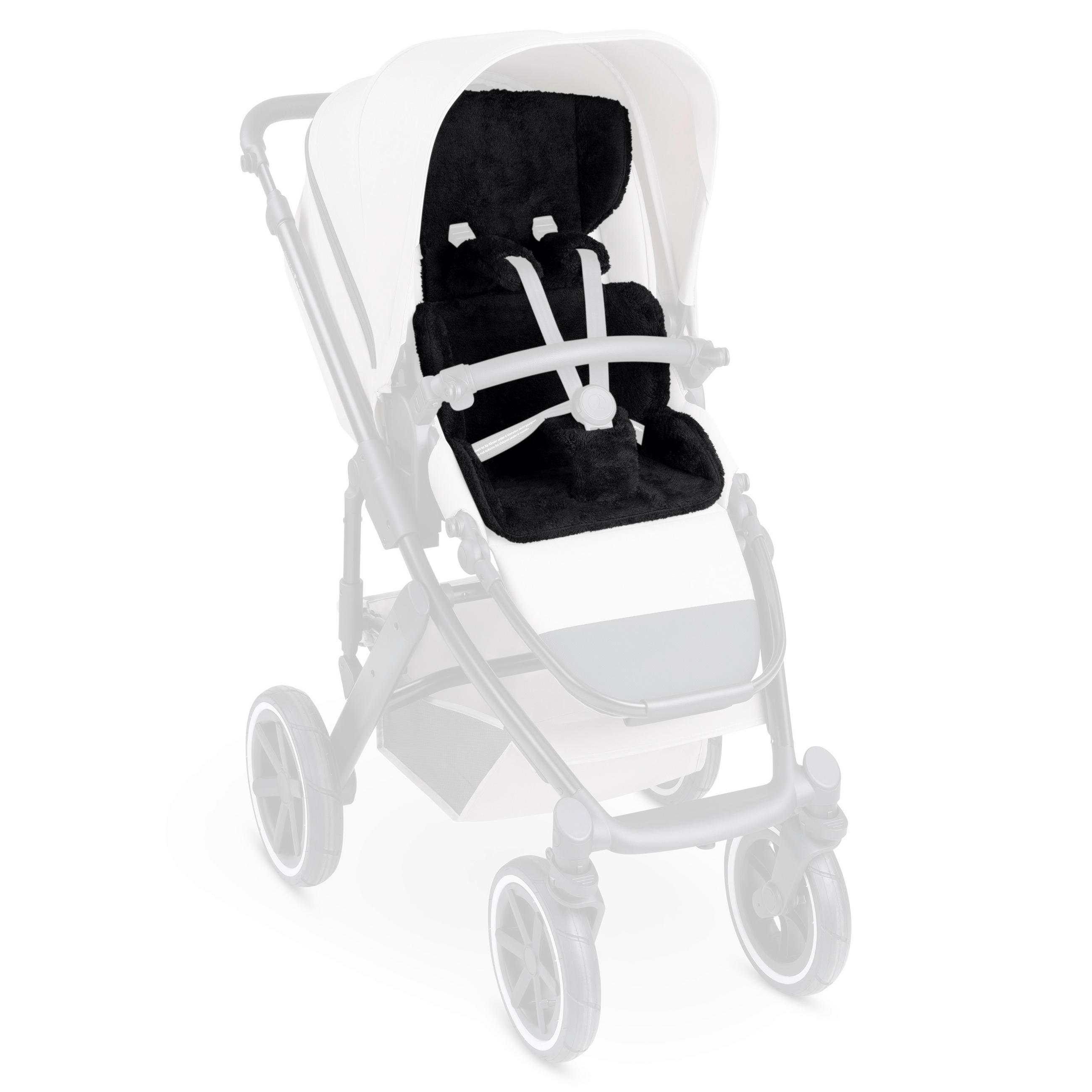 KINDERWAGENEINLAGE - Schwarz, Basics, Textil (41/31/7cm) - ABC Design