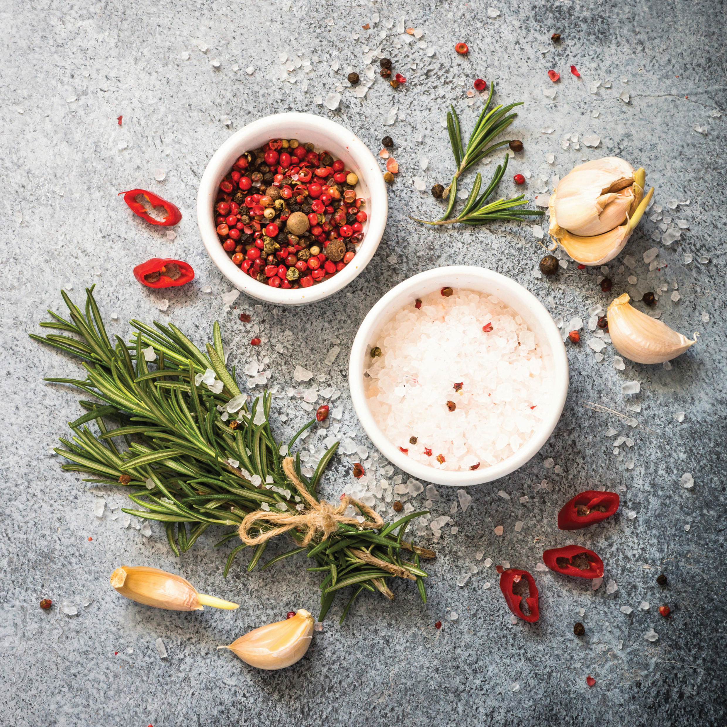 Euroart OBRAZ NA SKLE, koření, 20/20/1,40 cm