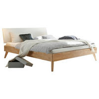 BETT 120/200 cm  in Eiche Bianco  - Eiche Bianco/Eichefarben, Design, Holz (120/200cm) - Hasena