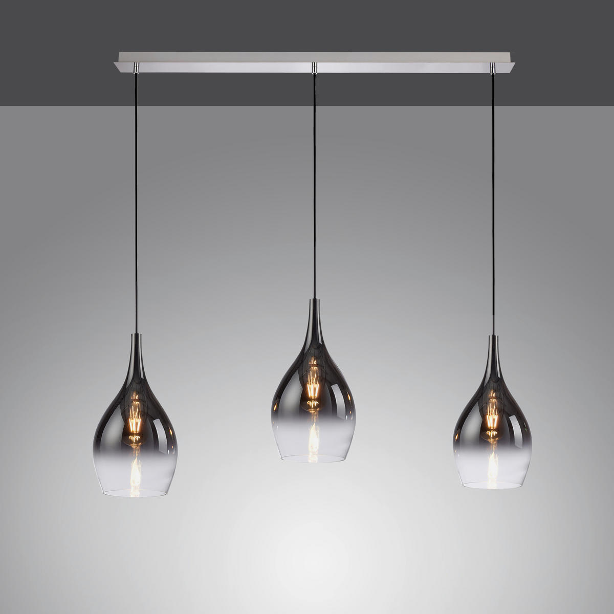 HÄNGELEUCHTE 100/20/120 cm  - Design, Kunststoff/Metall (100/20/120cm)