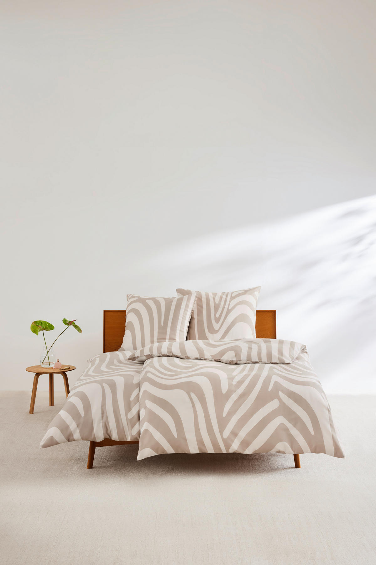 BETTWÄSCHE Makosatin 135/200 cm  - Beige, Basics, Textil (135/200cm) - S. Oliver